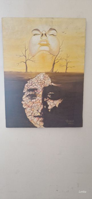 Obraz malowany na płótnie