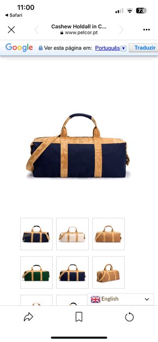 Mala viagem Mango Holdall Pelcor - NOVO