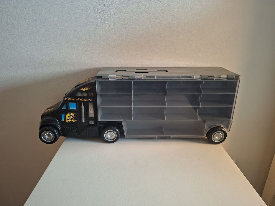 Camião de brinquedo transportador de HotWheels