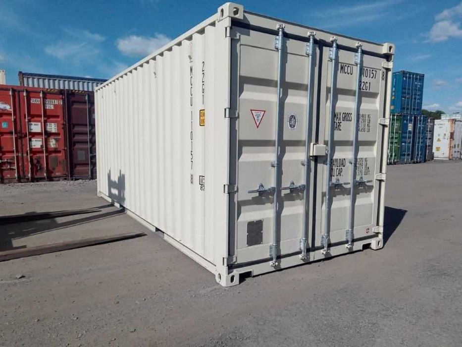 kontener morski 6m nowy -plac z kontenerami  STRZELIN