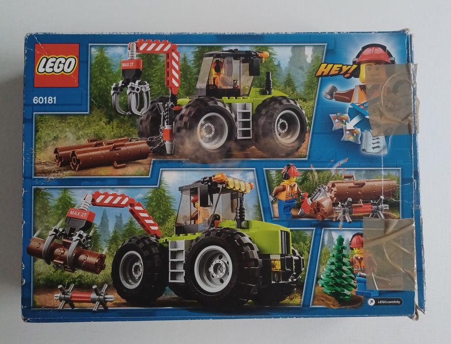 Klocki LEGO City 60181 - Traktor Leśny
