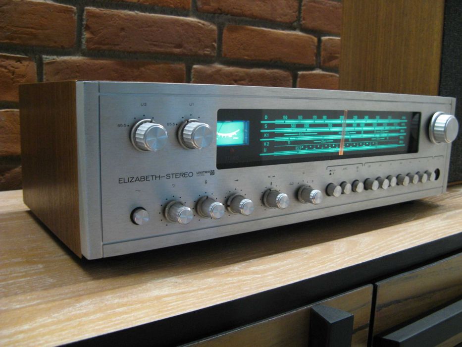 Amplituner ELIZABETH 203 UNITRA (1976r.) z kolumnami VINTAGE PRL
