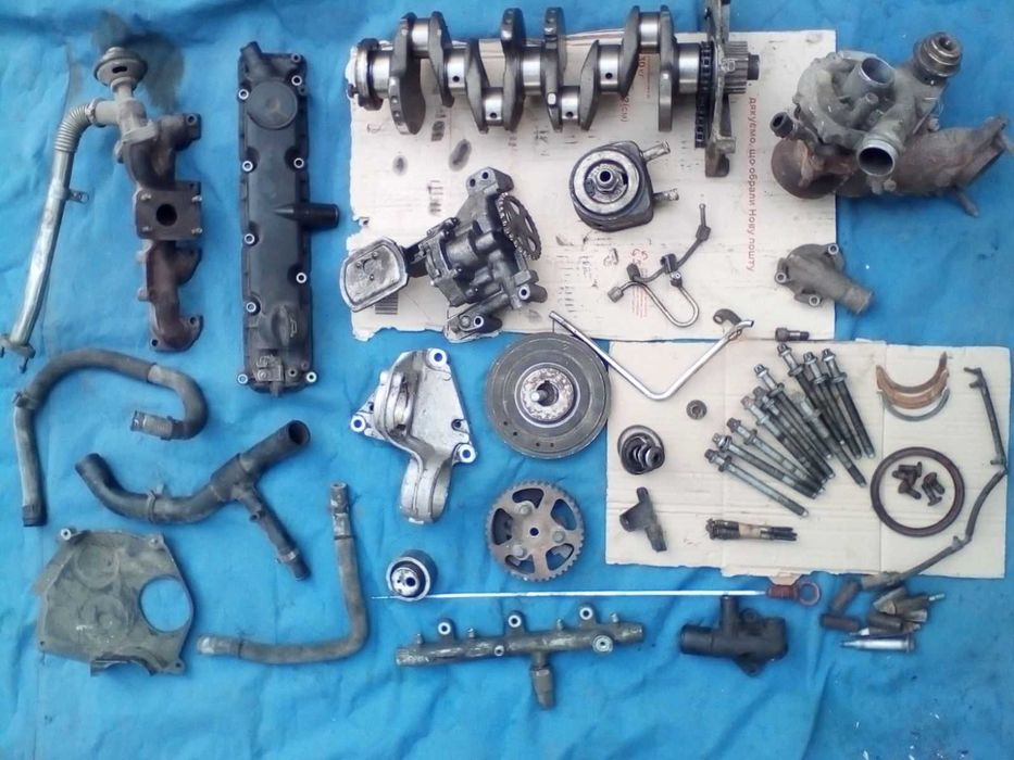 Коленвал 2.0hdi Пежо Фиат шкив болт коллектор насос свечи грм