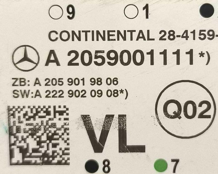 Módulo Porta Frente Esquerdo A2059001111 - MERCEDES-BENZ C-CLASS