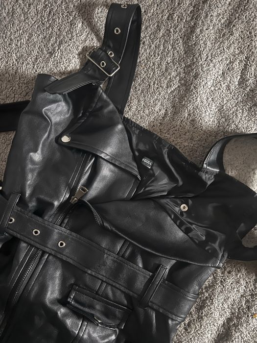 Кожаный сарафан