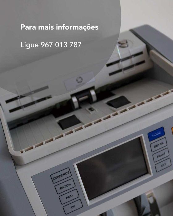 Conte dinheiro em Segundos! Máquina de Contar Notas Automática!