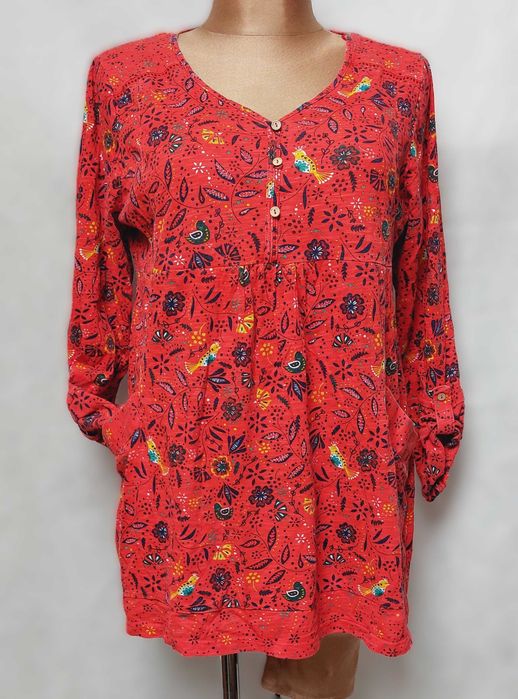 Bluzka tunika Mantaray Debenhams 16/44 orient folk boho 100% Bawełna