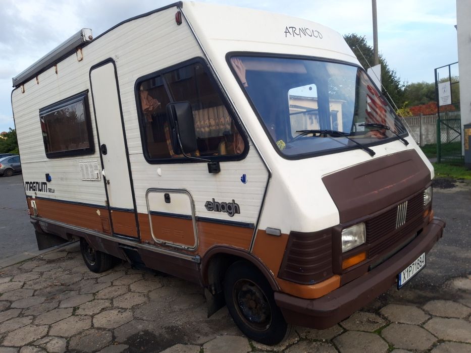 Kamper Integra Fiat  ducato 2.5D wersja  Magnum  OLDTIMER! Zamiana!
