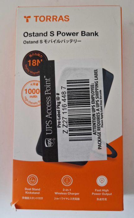 TORRAS MiniMag Powerbank Bezprzewodowy 10000mAh USB-C iPhone