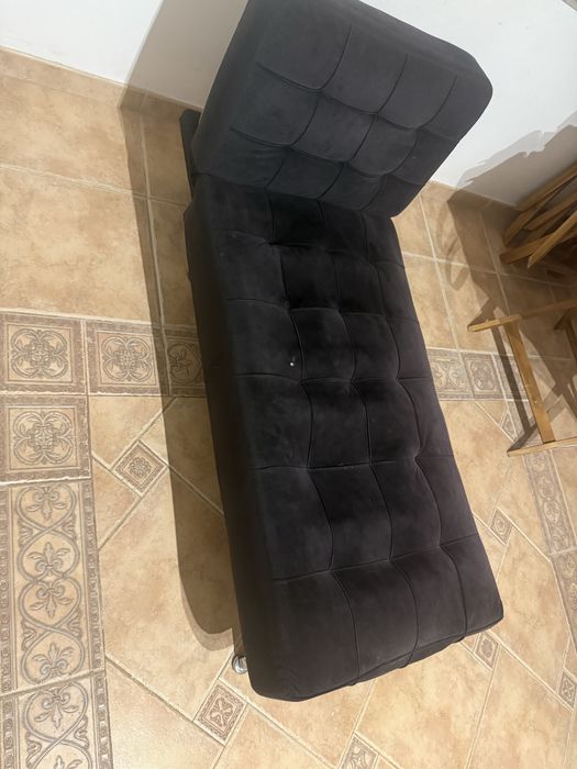 Sofa preto retratil