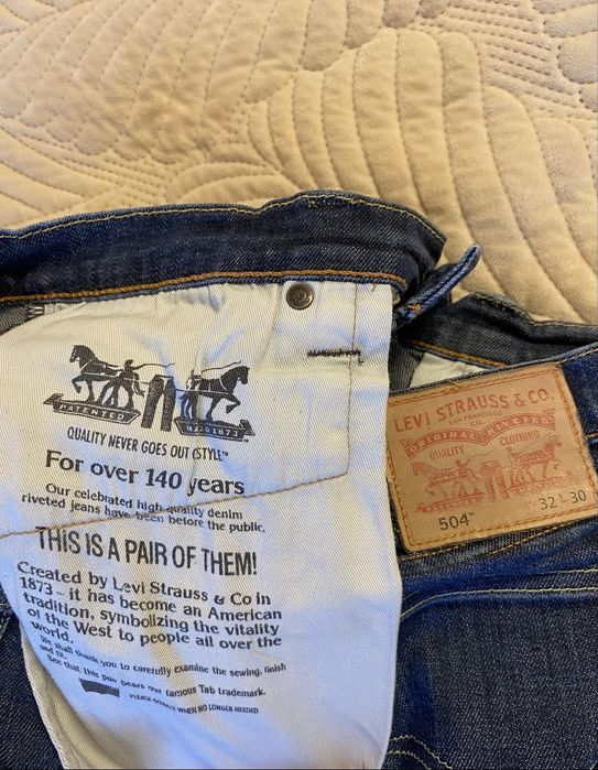 Штани levi’s 504 w32 l30