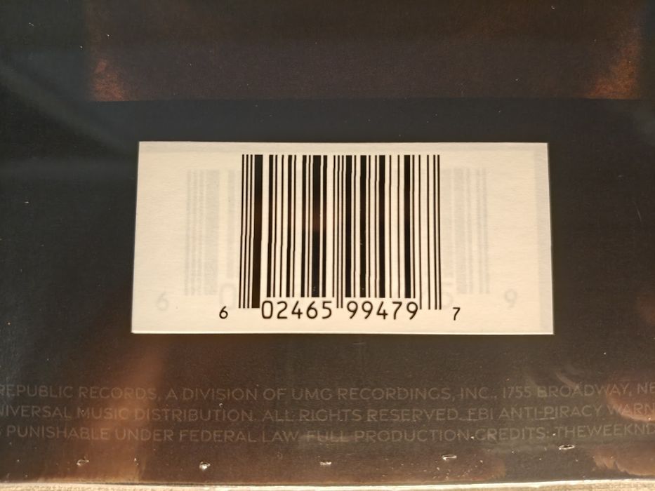 The Weeknd : Hurry Up Tomorrow LIMITED CLEAR LP / Вініл Vinyl