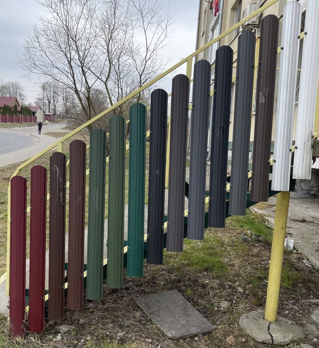 Металевий штахетник, штахети 35 грн