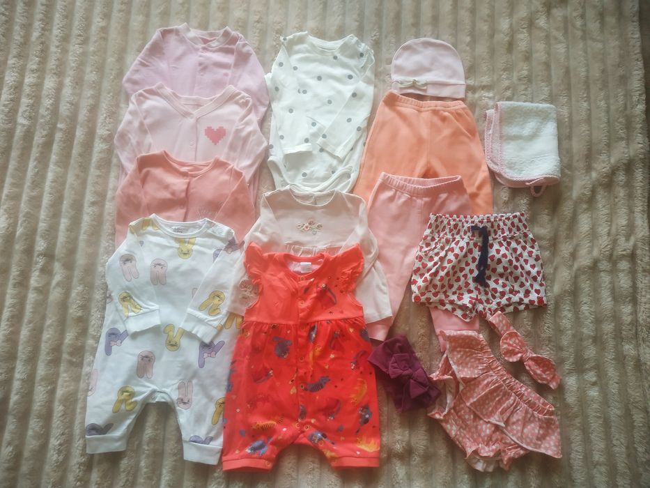 Красивий набір одягу 62-68(3-6 міс)для дівчинки,лот одягу  на дівчинки