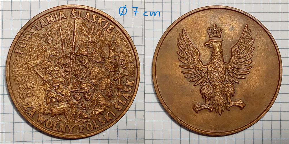 Medale pamiątkowe CENA ZA CAŁOŚĆ