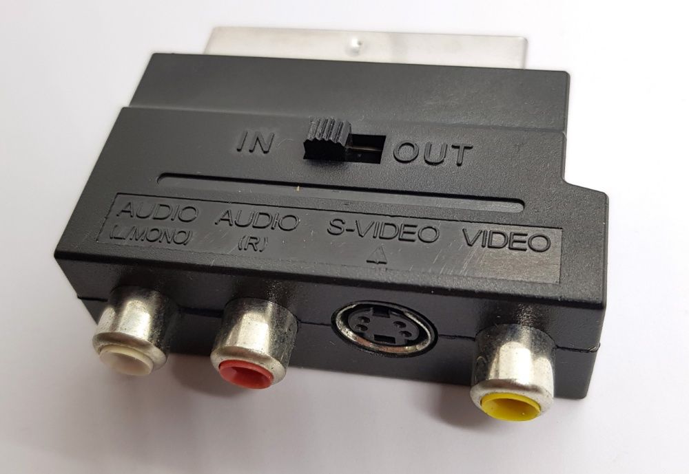 Адаптер переходник SCART 3xRCA/AV (СКАРТ->Тюльпаны) VIDEO две стороны ...