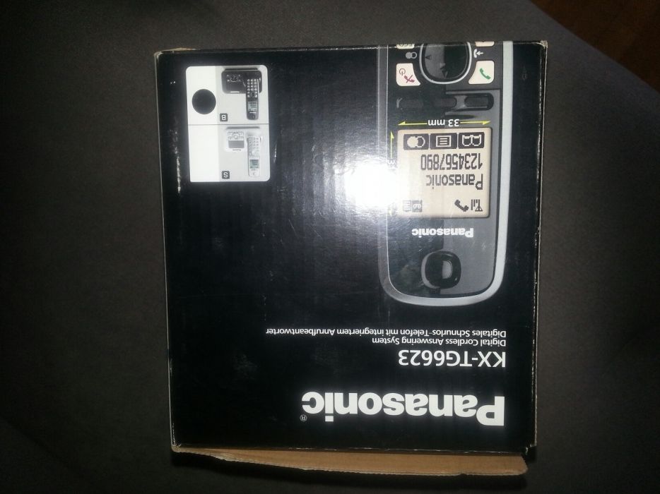 Telefon stacjonarny Panasonic z sekretarka
