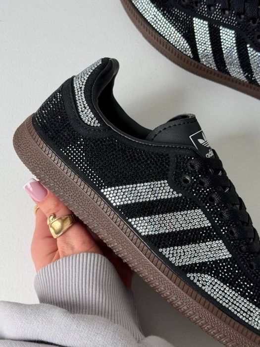 НОВИНКА‼️36-41 Adidas Samba OG Rhinestone Black Spezial Gazelle