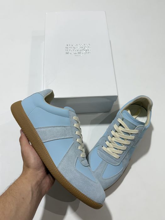 кроссовки Maison Margiela Replica Gats Blue Sneakers