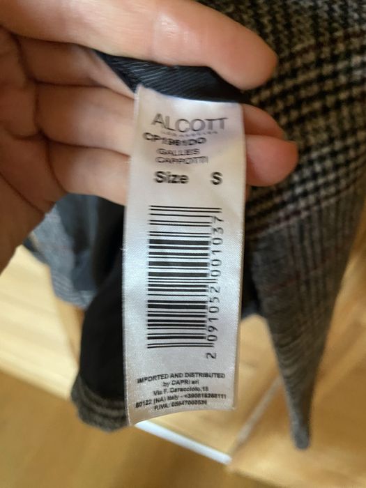 Вовняне пальто Alcott в клітинку оригінал