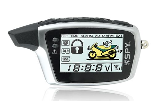 Alarme Spy 5000 Moto com bateria recarregável USB - Novo, versão 2026