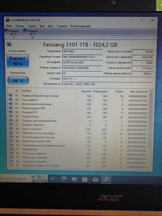 Ssd 1tb 1000gb ссд диск для ноутбука або системного блока Стан гарний