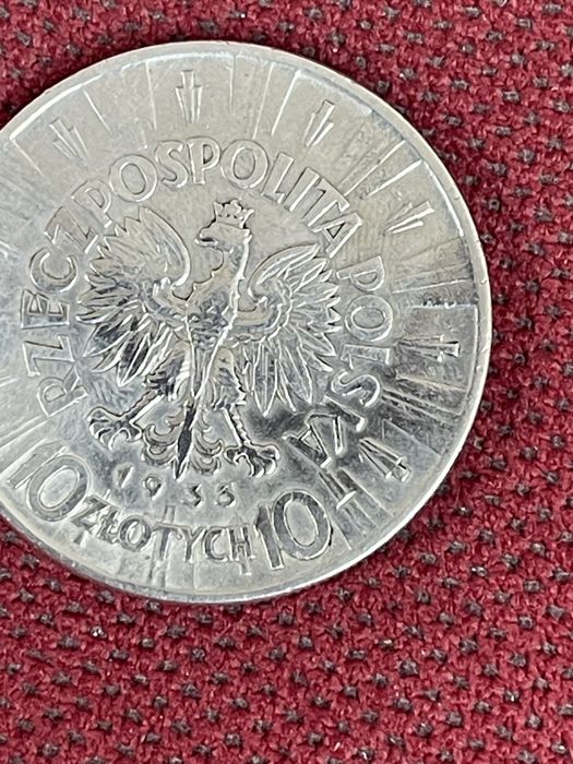 Moneta Srebrna 10 zł Piłsudski 1935
