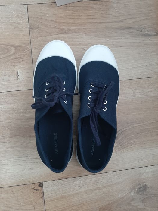 Sneakersy 38 Anna Field nowe dark blue trampki granatowe