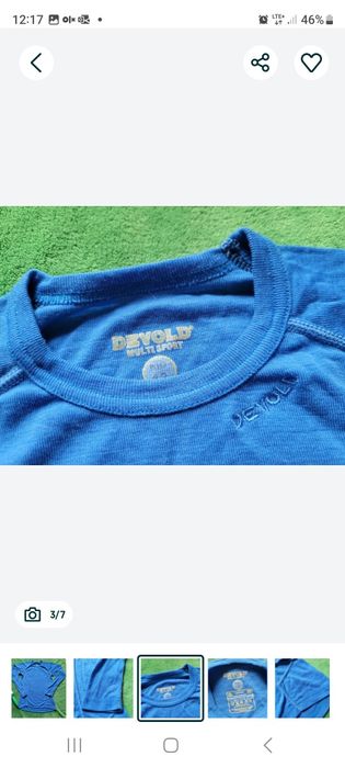 Devold r 12 bluzka 146 152 merino 100proc termiczna termoaktywna