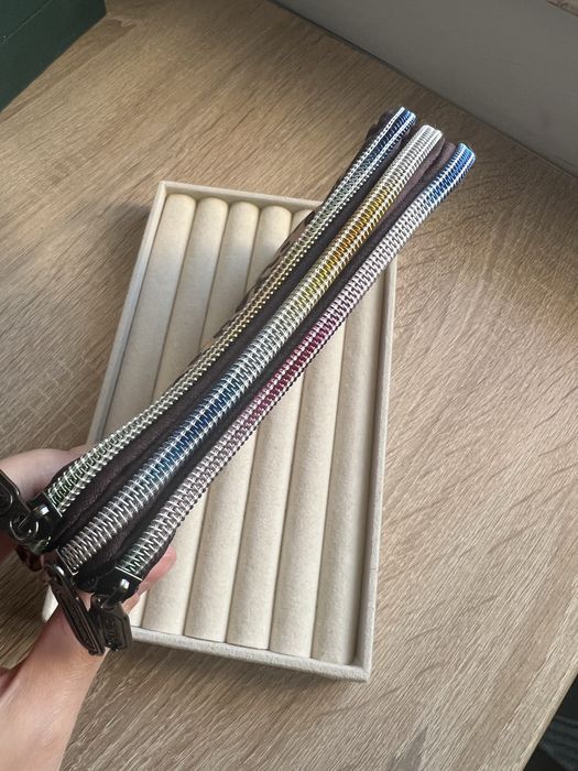 Kosmetyczka-portfel w panterkę,