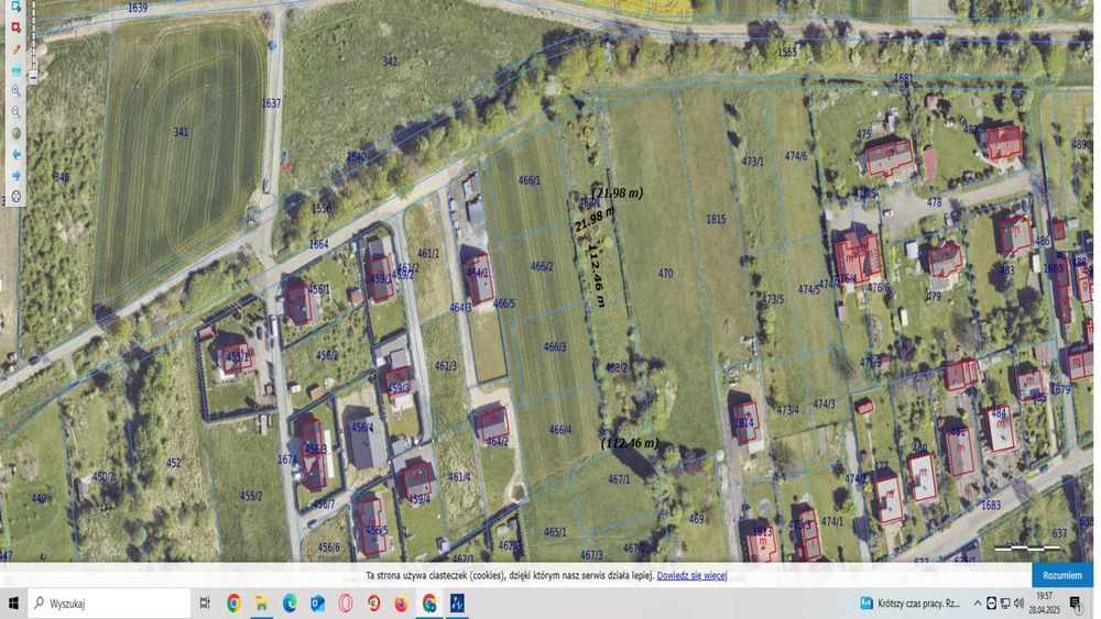 Działka budowlana 2500m2 Gliwice - Bojków