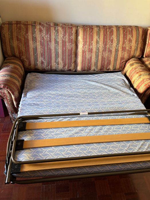 Sofá cama 2 lugares vintage