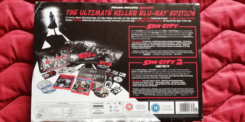 Blu ray "Sin City" - Ultimate Edition (portes grátis)