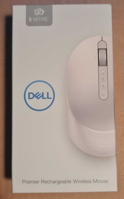Rato sem fios recarregável Dell Premier MS7421W prata 1600DPI (novo)