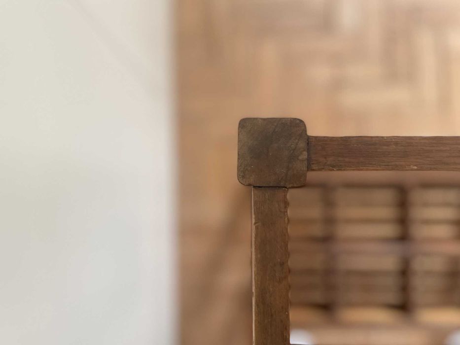 Móvel vintage expositor/organizador de rolos - armazenamento vertical