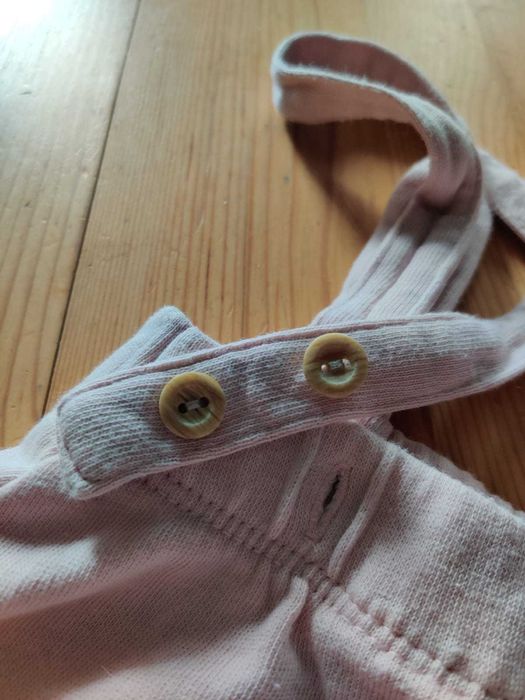 Spódniczka/ogrodniczki na szelkach H&M, rozm. 74