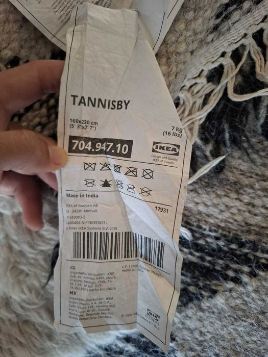 Tapete IKEA TANNISBY 160x230