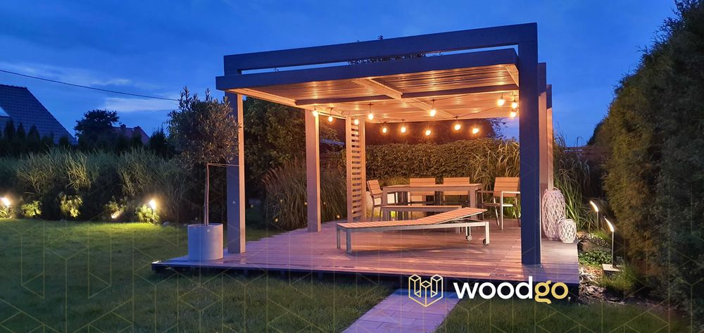 altana ogrodowa, pergola, architektura ogrodowa