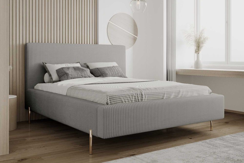 Łóżko Sypialnianie z Pojemnikiem + stelaż metalowy Monaco PRODUCENT