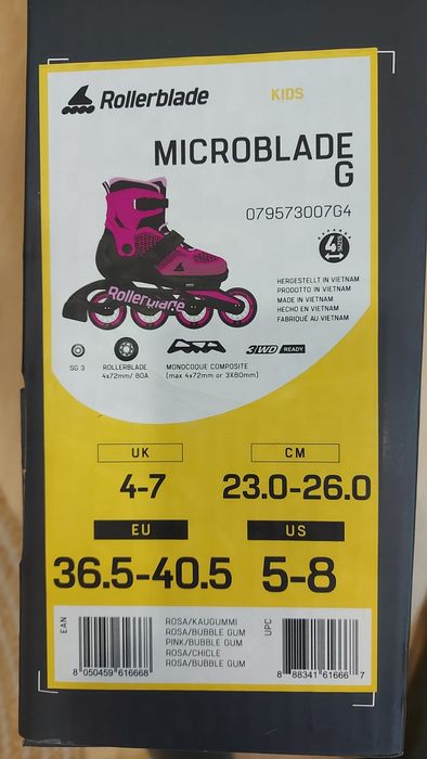 Ролікові ковзани Rollerblade Microblade G