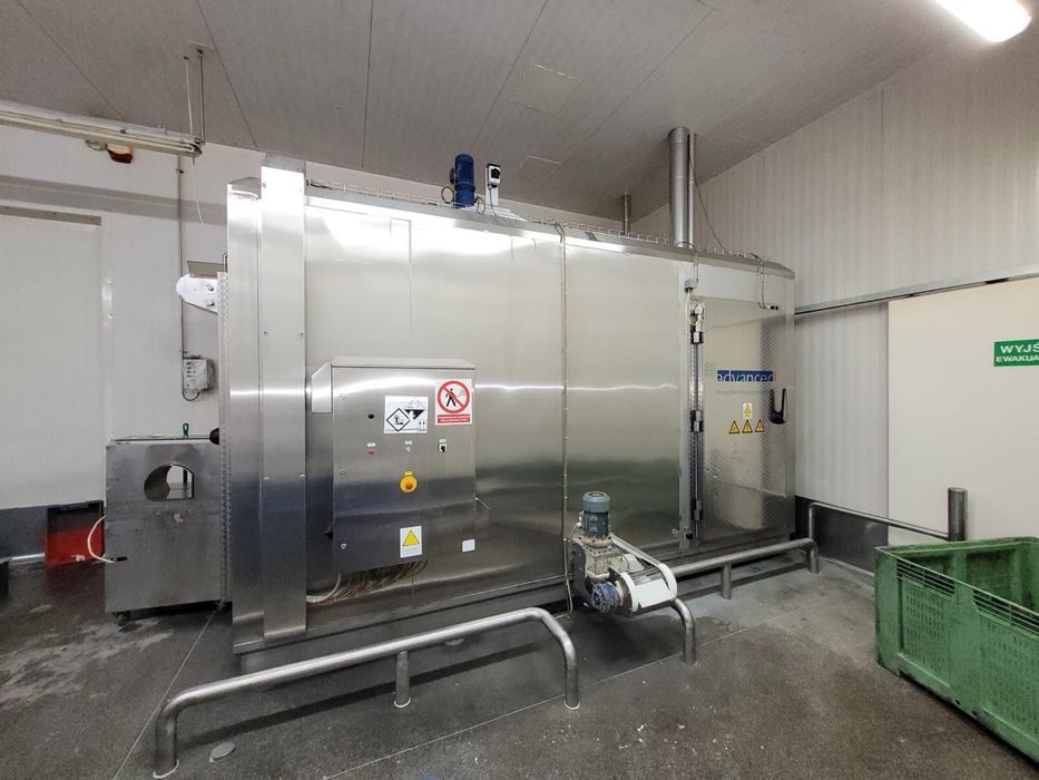 Спиральный фризер для заморозки. Камера шоковой заморозки