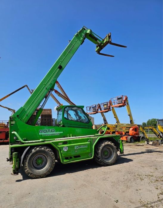 Wynajem manitou mrt 2145 bez operatora ladowarka teleskopowa obrotowa