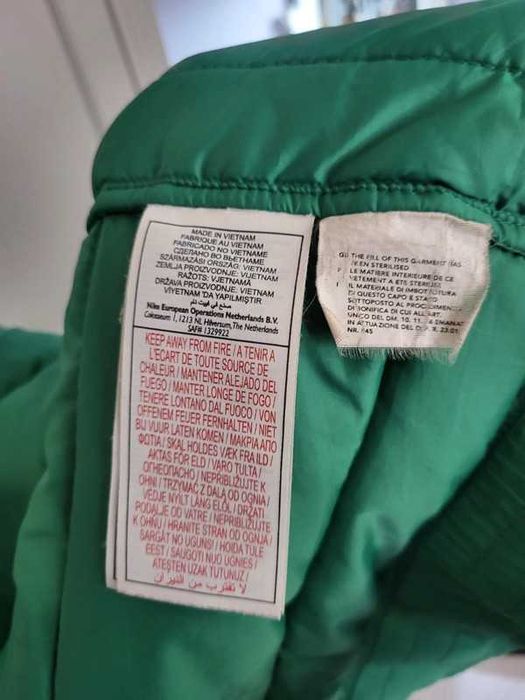 Zielona Kurtka Puchowa Nike ACG S