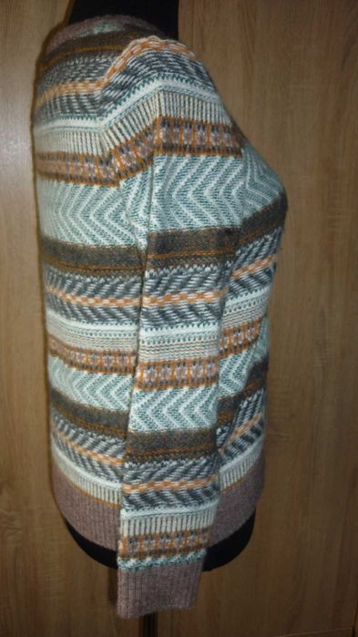 Fat Face-  grubszy sweter r; m/l  z alpaką