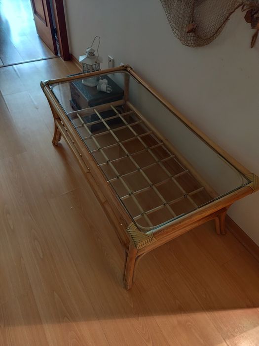 Mesa decoração bamboo