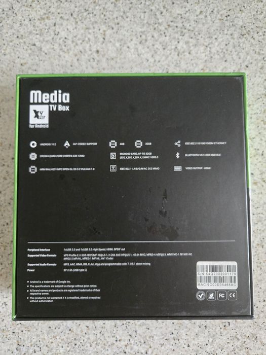 UGOOS X4Q Pro 4GB/32GB – потужна Android TV приставка