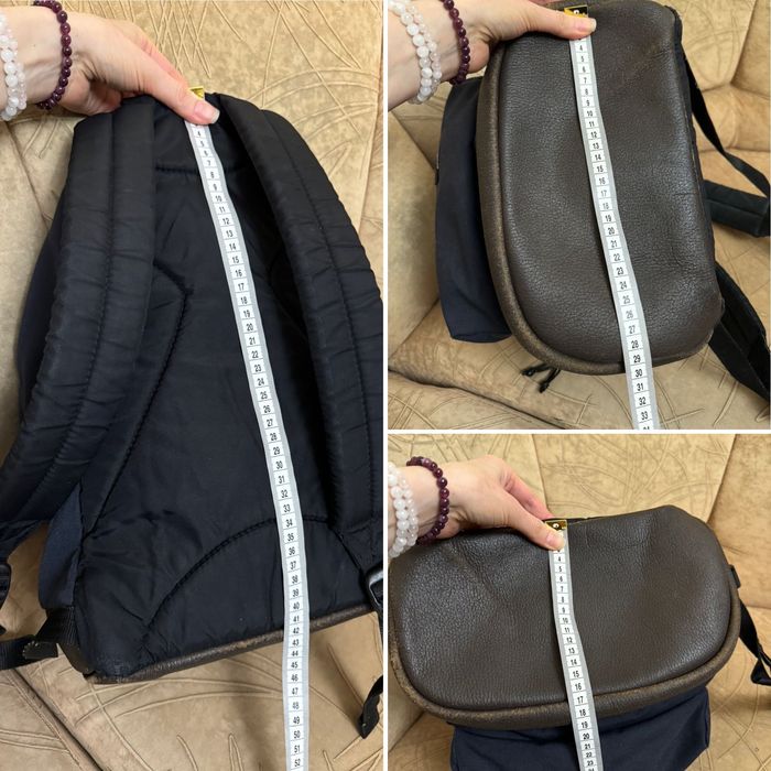 Eastpak рюкзак темно сірий з кожаним дном