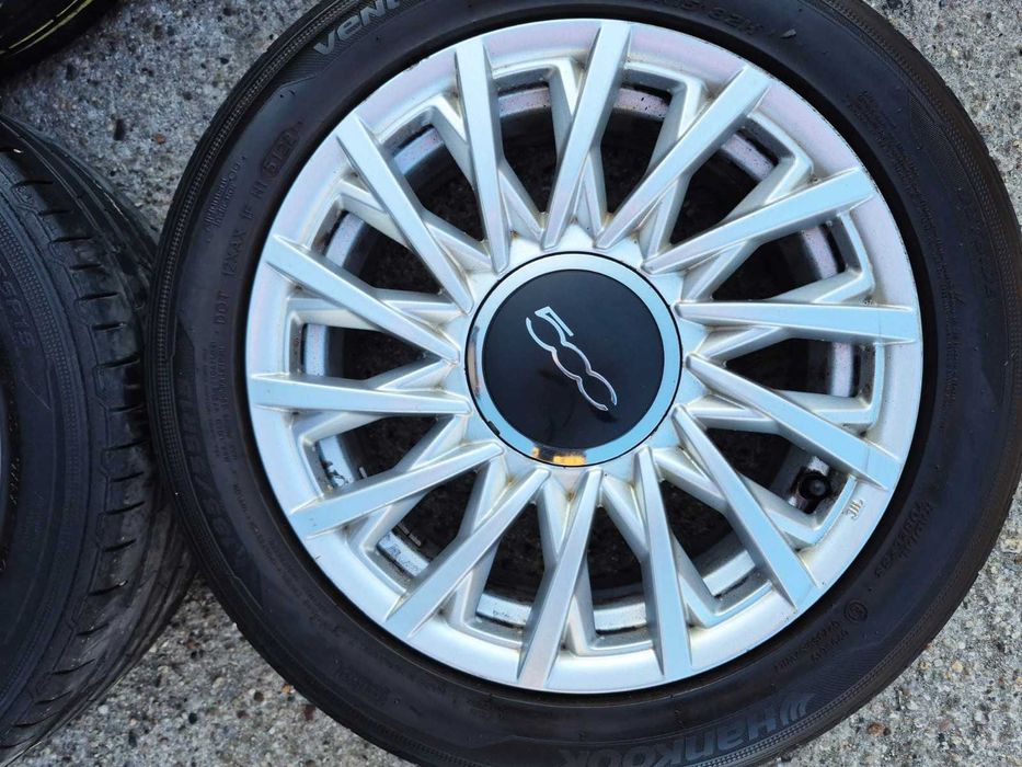 Fiat 500 Oryginalne Alufelgi Koła Lato 6,5mm 15 Cali 4x98