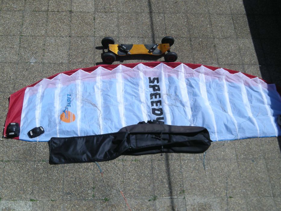NOVO PREÇO Kite Libre Speedy II + Mountainboard Scrub