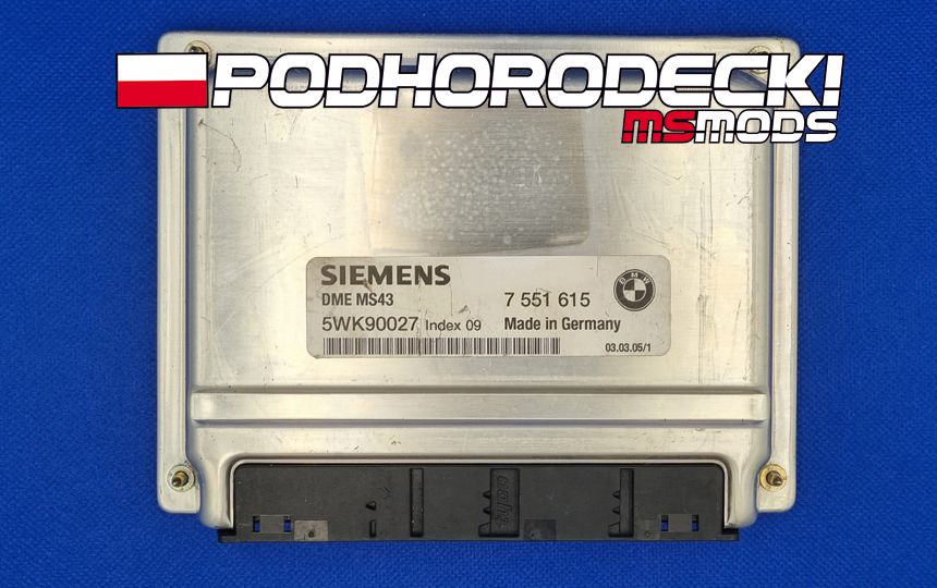 Modyfikacja Sterownik MS43 BMW E46 E39 swap E36 M54 B22 B25 B30 EWS